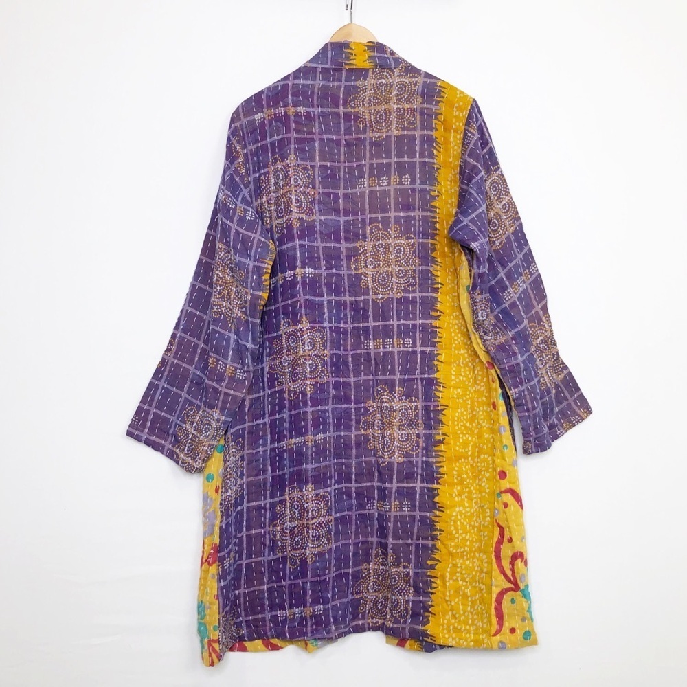 She’s 1 Oak She’s one of a kind multicolored open closure reversible kimono - Picture 12 of 13